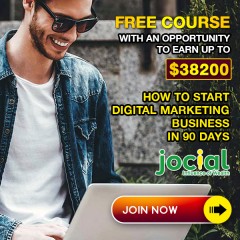 In fact, you could earn up to $38200 from Jocial Global Power Bonus!