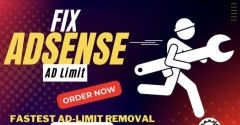 I will fix google adsenes ad limit issue