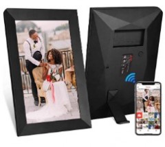 JHZL 10.1 Inch 16GB Smart WiFi Cloud Digital Picture Frame with 800x1280 IPS LCD Panel